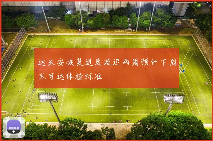 达米安恢复进度延迟两周预计下周末可达体检标准